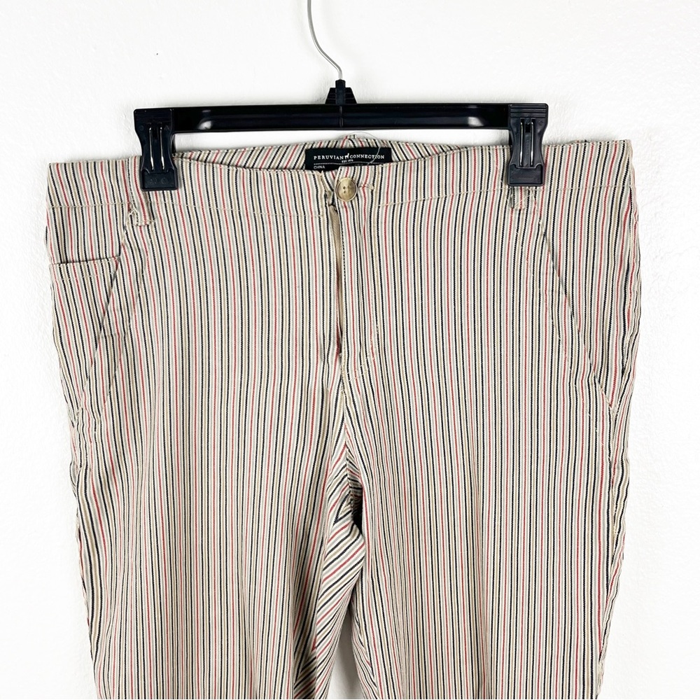 Peruvian Connection Multicolored Striped Pants, S… - image 8